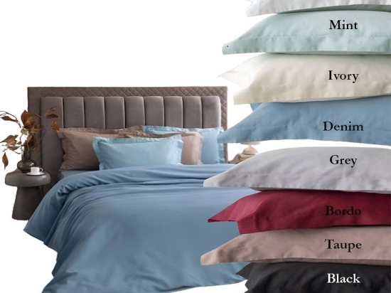 Σεντόνια Posh Sateen (Σετ 4τμχ) Ivory Palamaiki King Size 285x270cm 100% Βαμβακοσατέν
