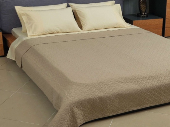 Κουβερλί 4002 Ecru Vesta Home Υπέρδιπλo 230x250cm 100% Βαμβάκι