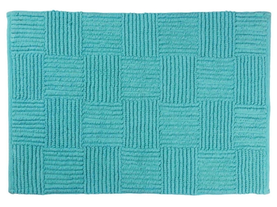 Πατάκι Μπάνιου Frame 05575.002 Turquoise 50 X 80 50x80cm 100% Βαμβάκι