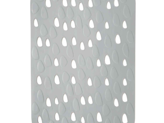 Πατάκι Αντιολισθητικό Drops 00292.003 Grey 34X54 34x54cm PVC