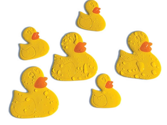 Μικρά Αντιολισθητικά Ducky (Σετ 5Τμχ) 00524.001 Yellow PVC