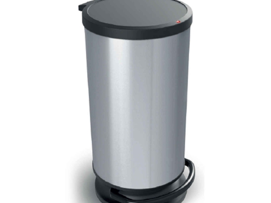 Κάδος Απορριμμάτων Paso 20lt 06907.001 Silver Πλαστικό