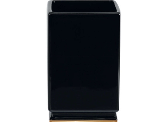 Ποτήρι Roma 03196.002 Black-Gold Spirella Πορσελάνη