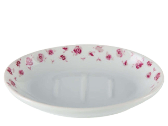 Σαπουνοθήκη Eve 03262.001 White-Rose Spirella Πορσελάνη