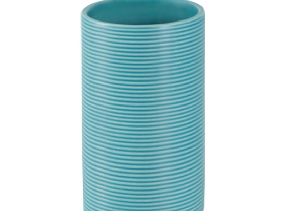 Ποτήρι Tube Ribbed 03211.001 Aqua Spirella Κεραμικό
