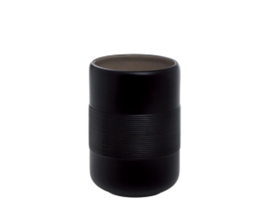 Ποτήρι Kyoto 03278.001 Black Spirella Κεραμικό