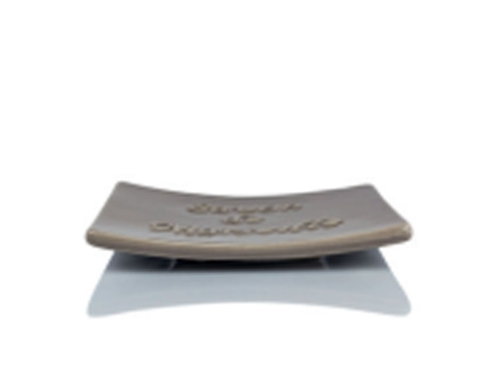 Σαπουνοθήκη Savon de Marseille 02764.001 Taupe Spirella Κεραμικό