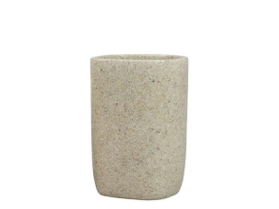 Ποτήρι Granite 02896.001 Beige Spirella Ρητίνη