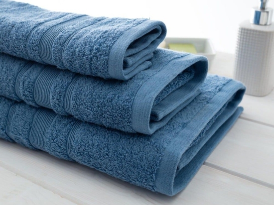 Πετσέτα Sithonia-508 Blue Vesta Home Χεριών 30x50cm 100% Βαμβάκι