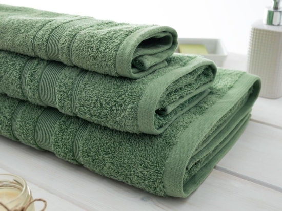 Πετσέτα Sithonia-510 Green Vesta Home Χεριών 30x50cm 100% Βαμβάκι