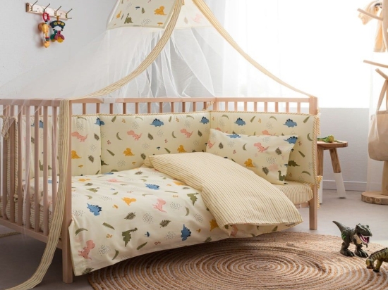 Κουβερλί Βρεφικό Jurassic Multi Vesta Home 120x160cm 100% Βαμβάκι