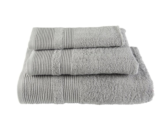 Πετσέτα 910 Light Grey Astron Χεριών 30x50cm 100% Βαμβάκι