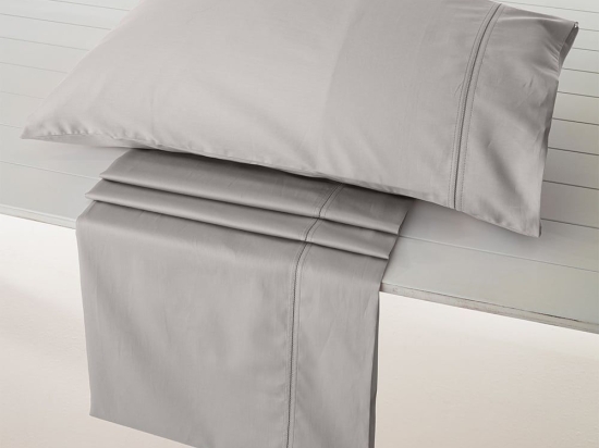 Παπλωματοθήκη Nemesis-304 (Σετ 3τμχ) Light Grey Vesta Home Υπέρδιπλο 260x240cm 100% Βαμβακοσατέν