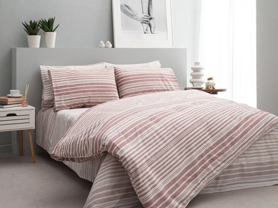 Παπλωματοθήκη Virginia-2 (Σετ 3τμχ) Apple Vesta Home Υπέρδιπλο 230x240cm 100% Βαμβάκι
