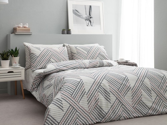 Παπλωματοθήκη Zelma-2 (Σετ 2τμχ) Lila Vesta Home Μονό 170x240cm 100% Βαμβάκι
