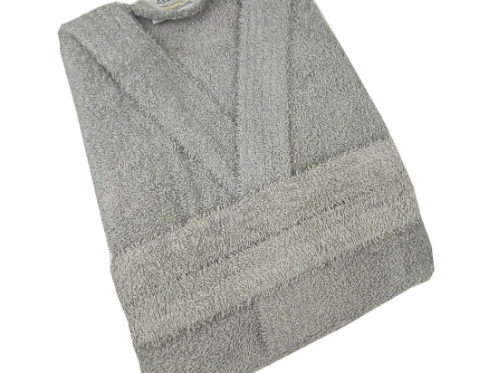 Μπουρνούζι Με Κουκούλα 569 Grey Astron