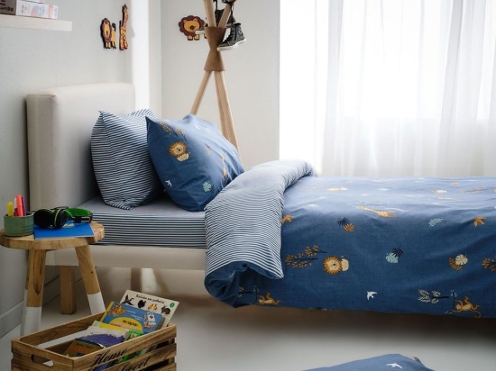 Κουβερλί Παιδικό Max Blue Vesta Home Μονό 160x230cm Βαμβάκι-Πολυέστερ