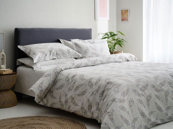 Κουβερλί Karen-1 Blue Vesta Home Υπέρδιπλο 230x270cm 100% Βαμβακοσατέν