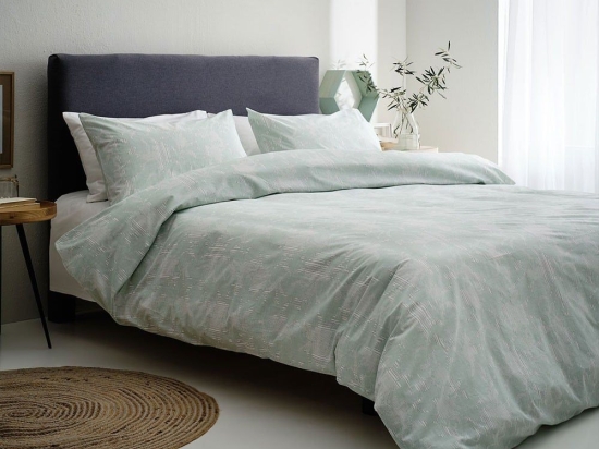 Σεντόνια Nefeli-2 (Σετ 3τμχ) Green Vesta Home Μονό 170x260cm 100% Βαμβάκι