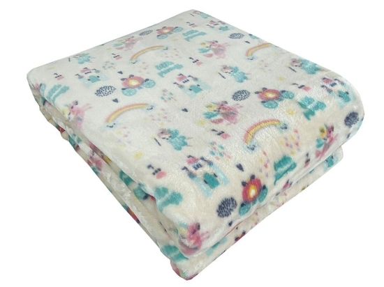 Κουβέρτα Παιδική Βελουτέ Little Princess Pink Astron Μονό 160x220cm Πολυέστερ