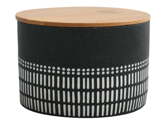 Θήκη Για Βαμβάκι Yuma 03073.002 Dark Grey-White Ρητίνη