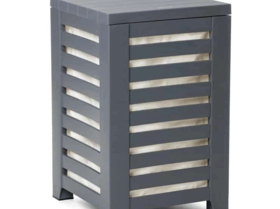 Καλάθι Απλύτων Lombok 55Lt 06728.001 34x34x58cm Grey Πλαστικό