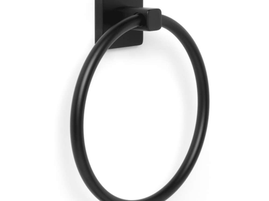 Κρεμάστρα Πετσέτας Κρίκος 06639.001 Black Ατσάλι