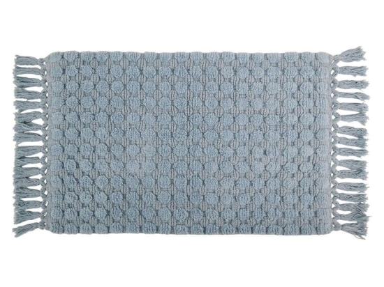 Ταπέτο Μπάνιου Nadia 05589.002 50x80cm Ciel 50 X 80 100% Βαμβάκι