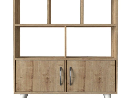 Βιβλιοθήκη-Ραφιέρα Orbit 90x22x105cm Sonoma 881-00-021 Μελαμίνη
