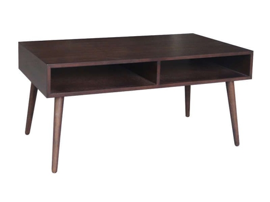 Τραπεζάκι Σαλονιού Retro 96x51x45cm Wallnut 270-92-051 Mdf