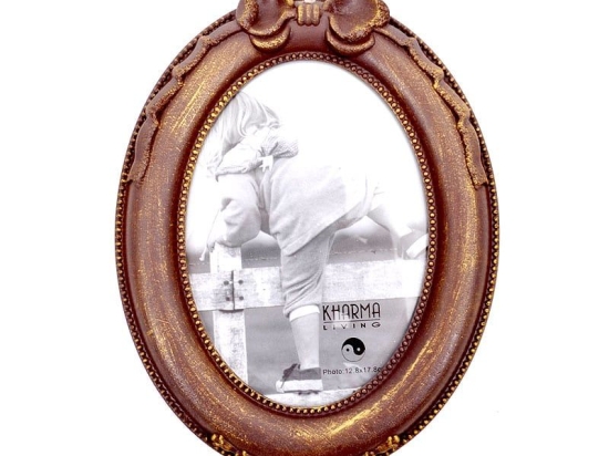 Κορνίζα 351-26-069 Φιόγκος 13x18 JP15x309 Brown Πολυρεσίνη