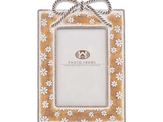 Κορνίζα "Bow" 10x15cm Beige 1-272-00-089 Etiquette Πολυρεσίνη