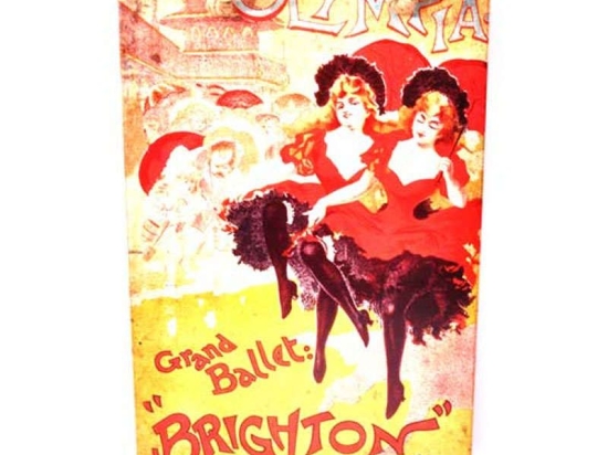 Κάδρο Grand Ballet 14Ν002Β-1 108-15-626 40X60cm Red Κάθετοι Ξύλο