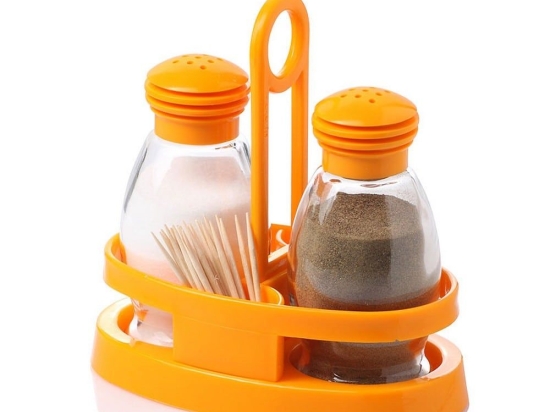 Αλατοπίπερο Σε Βάση Γυάλινο 85Cc Orange 811-12-122020 Γυαλί