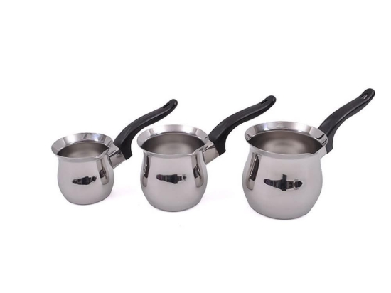Μπρίκι Guvas Νο 4 Με Χερούλι Silver 823-22-009 Αλουμίνιο