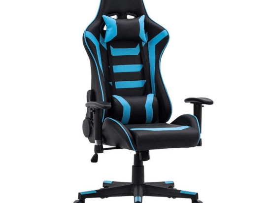 Καρέκλα Gaming 387-00-007 64x53x135cm Black-Turquoise