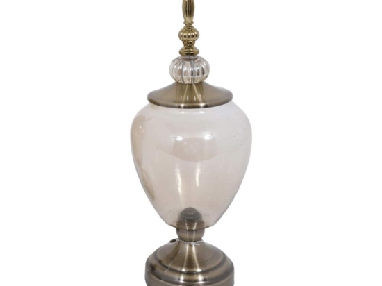 Φοντανιέρα Με Καπάκι 373-92-258 34cm Bronze Γυαλί