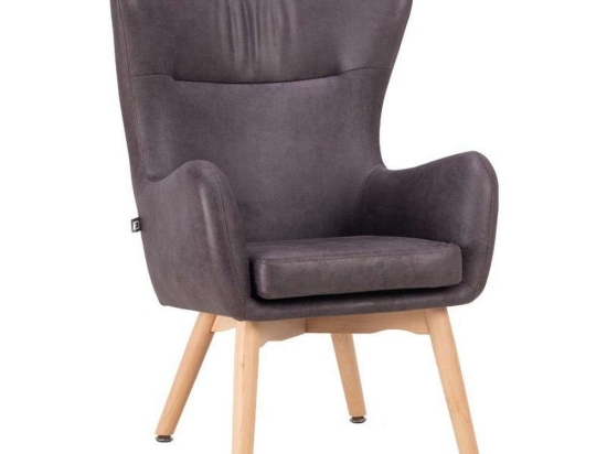 Πολυθρόνα Thetis 380-00-011 70x65x105cm Grey