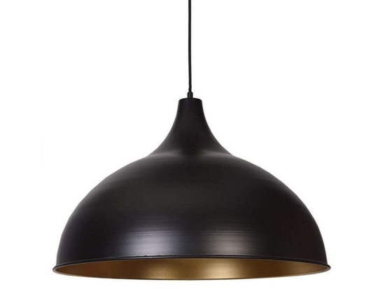 Φωτιστικό Οροφής 835-92-108 60cm 1xE27 Black-Gold