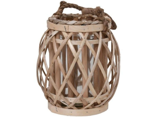 Φανάρι Amare 722-121-014 21x31cm Natural Bamboo