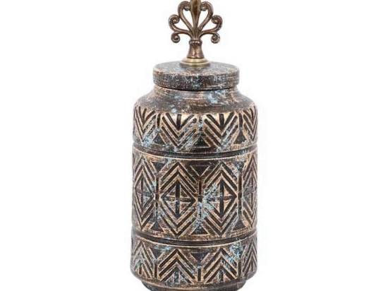 Βάζο Κεραμικό 08-122-204 32,5cm Bronze Κεραμικό