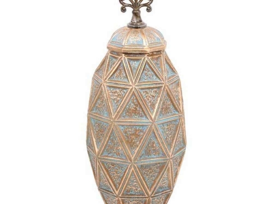 Βάζο Κεραμικό 08-122-212 40,5cm Veraman-Gold Κεραμικό