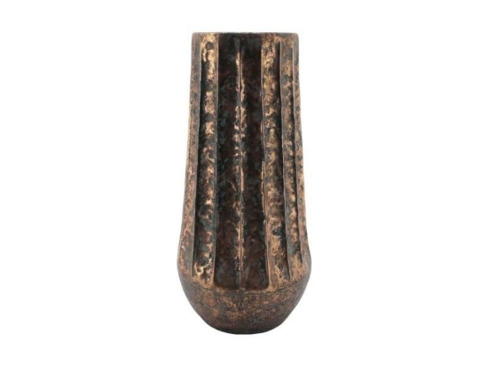Βάζο Μεταλλικό 1-160-220-051 21x43cm Bronze Etiquette Μέταλλο