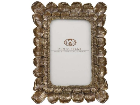 Κορνίζα Petal 1-272-121-092 10x15cm Gold Etiquette Πολυρεσίνη