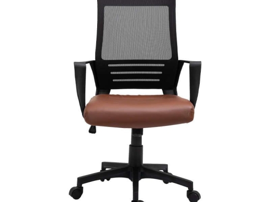 Καρέκλα Γραφείου 388-121-011 60x63x105cm Black-Brown