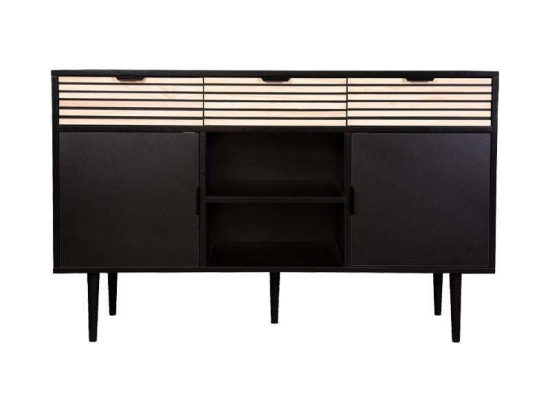 Μπουφές Range 271-122-047 120x39,5x76cm Natural-Wenge