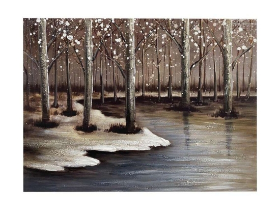 Πίνακας Καμβάς 148-122-134 60x2,3x80cm Multi Κάθετοι Καμβάς