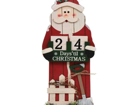 Χριστουγεννιάτικο Διακοσμητικό Xmas Calendar 372-99-248 23x7x57cm Multi