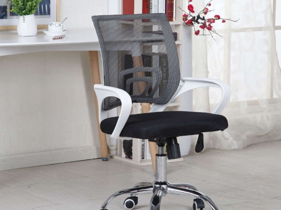 Καρέκλα Γραφείου 205-221-105 58x59x87/97cm Black-White