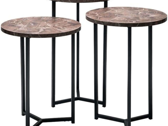 Ζιγκόν Diamond (Σετ 3Τμχ) 835-122-169 39x60cm Grey